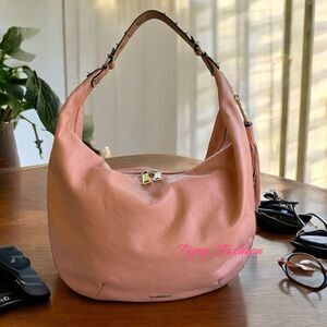 Rebecca Minkoff Bailey Tassel Hobo Bag - Pink Peach Salmon